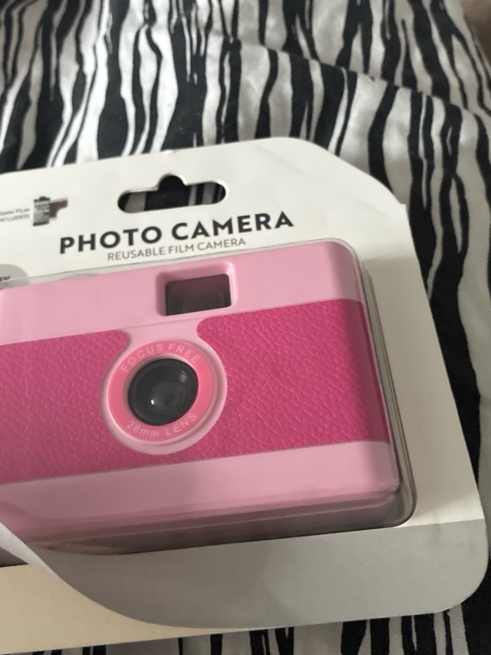 Photo Camera Reusable Film Camera - Pink